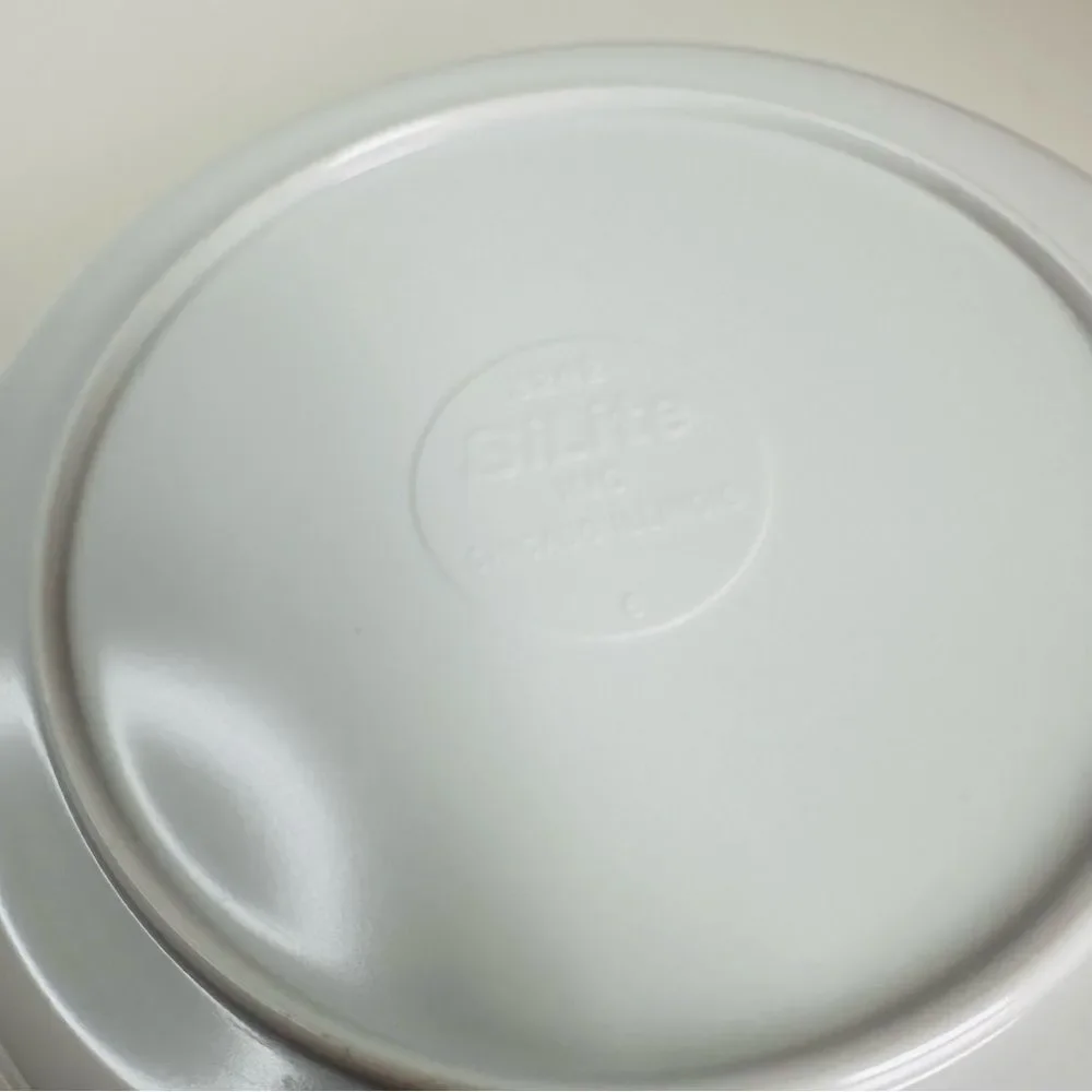 Si Lite Vintage White Melamine Bunny Rabbit‎ Kids Bowl 6x2